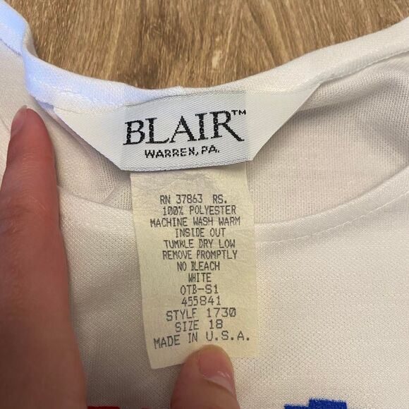 Minimalist 90s Blair floral striped tee - Picture 6 of 8